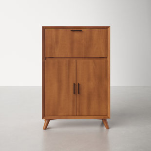 Mid century deals modern bar cabinet